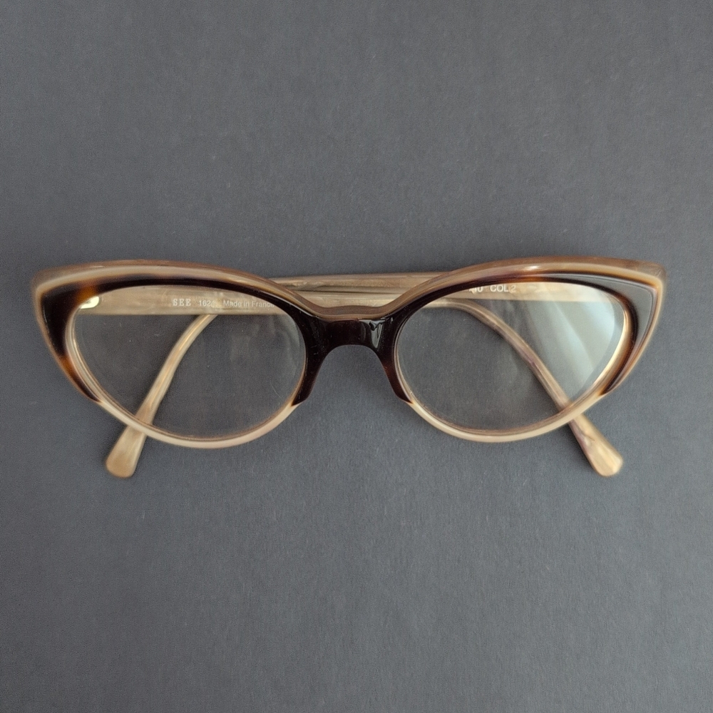 See Cat Eye Tortoise Shell Frames - image 2